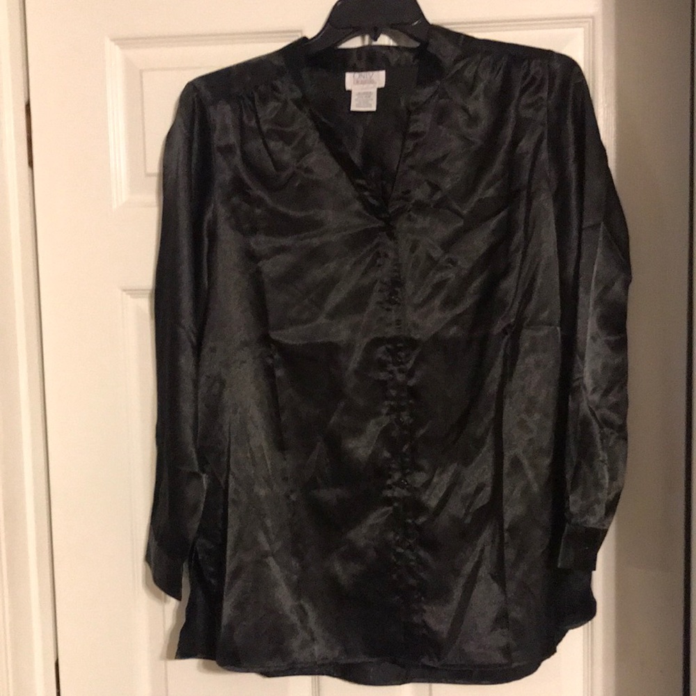 Size 16w black blouse by Only Necessities New
